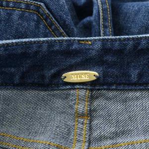 MUSE de Deuxieme Classe 24AW スリムクロップドデニムパンツ ジーンズ ジップフライ 34 インディゴ 24030500405030