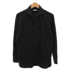 シャツ ホリゾンタルカラー コットン 長袖 40 黒 3550S2110 /YM