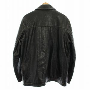 DIESEL L-Sterling レザージャケット L ブラック