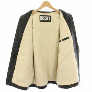 DIESEL L-Sterling レザージャケット L ブラック