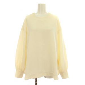 トリアセジョーゼット オーバーブラウス 16051500403010 プルオーバー 長袖 バルーンスリーブ