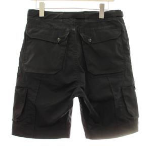 White Mountaineering BLK 20SS BK1071405 ショートパンツ カーゴ ジップフライ S 黒 ブラック /KU