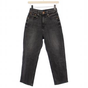 Niceday デニムパンツ ジーンズ ジップフライ USED加工 22 黒  88469 /BM