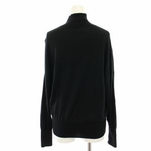 theory luxe 22AW ノーフォークジジ NORFOLK GIGI ニット セーター ハイネック 長袖 38 黒 ブラック