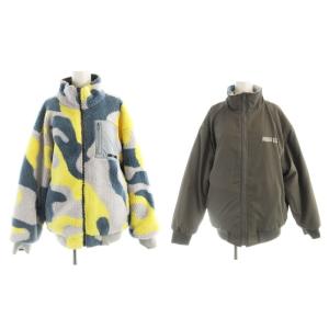 24AW Variousリバーシブルブルゾン ジャケット ジャンパー 総柄 2WAY F マルチカラー