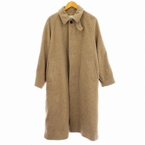 23AW バルマカンコート DR37-27T110 ロング ステンカラーコート M ベージュ /G