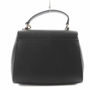 TORY BURCH ロビンソン ハンドバッグ ショルダーバッグ 2way レザー 黒 ブラック /AN3