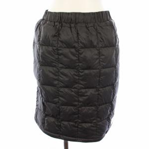 ダウンスカート ひざ丈 イージー M 黒 ZT235 /TK