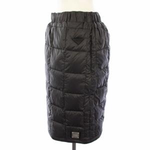 TAION ダウンスカート ひざ丈 イージー M 黒 ZT235 /TK