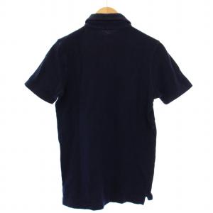 Cruciani ショートスリーブ鹿の子ポロシャツ 半袖 46 ネイビー CU7332 /BM