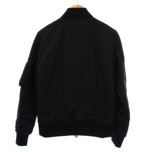 junhashimoto フライトジャケット 中綿ジャケット MA-1 ジップアップ カモフラ 迷彩柄 ウール 2 黒 1041520006