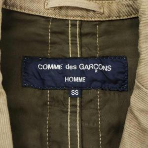 【コムデギャルソン】AD2007 テーラードジャケット　SS ストライプ　ウール コムデギャルソン】AD2007 テーラードジャケット SS ストライプ ウール