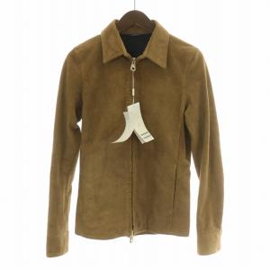 レザージャケット ジップアップ スエード 2 ブラウン