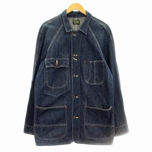 オリゾンティタグ デニム カバーオール ジャケット 38 インディゴ /G