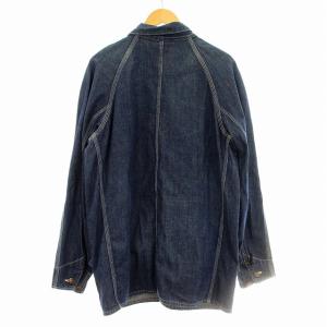 DENIME オリゾンティタグ デニム カバーオール ジャケット 38 インディゴ /G