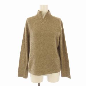 ニット セーター 長袖 ハイネック カシミヤ 11 ベージュ AM-0290044 /EE
