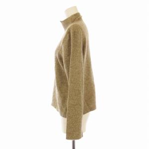 Leilian ニット セーター 長袖 ハイネック カシミヤ 11 ベージュ AM-0290044 /EE