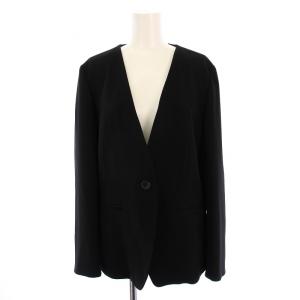 ノーカラージャケット 38 黒 2223-31003 /BM