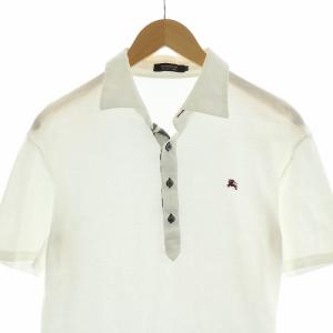 BURBERRY BLACK LABEL ポロシャツ 半袖 3 ホワイト BMV20-622-02 /NQ