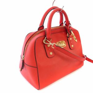 MICHAEL Michael Kors ハンドバッグ ショルダーバッグ 2WAY レザー チャーム付き 赤 /TK