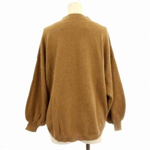 l'atelier du savon アンゴラ混 ボトルネック ニット 73-01-KN-203 セーター 長袖 F 茶 ブラウン /G