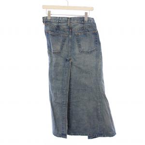eYe JUNYA WATANABE MAN 再構築デニム フレアスカート S ブルー JN-S051