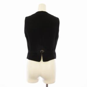 GIORGIO ARMANI ベスト ダブルボタン 黒 ブラック 757907 /EE