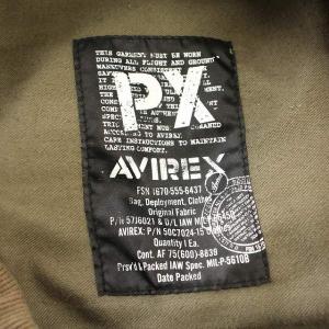 AVIREX カーゴパンツ 6116070 ピーチスキン素材 F カーキ /G