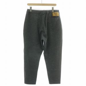 45rpm 24AW ジャージフラノの908スウェットパンツ イージー ウエストゴム ストレッチ ウール ロゴ グレー