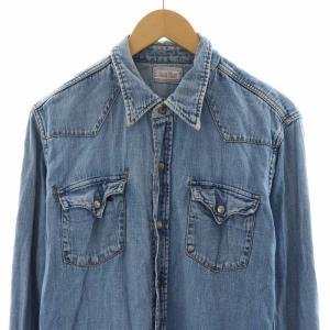 BLUE BLUE JAPAN ウエスタンシャツ 長袖 デニム 3 /NQ