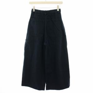 PLAN C ワイドパンツ ジップフライ コットン 38 紺 ネイビー PNCAD06LZ0TC082 /YT