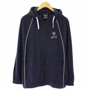 Prillmal Hooded Pile Jacket パーカー ジップアップ パイル 長袖 L 紺 /TK