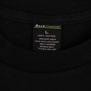 Back Channel Back Channel MUNCH T Tシャツ カットソー 半袖 クルーネック プリント L 黒 /BM