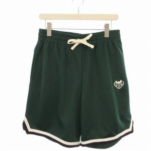 ハーフパンツ イージー BKCNL刺繍 M 緑 グリーン /EE