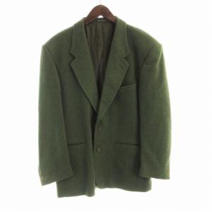 テーラードジャケット ブレザー アウター 48 緑 グリーン D-TK392 /RO
