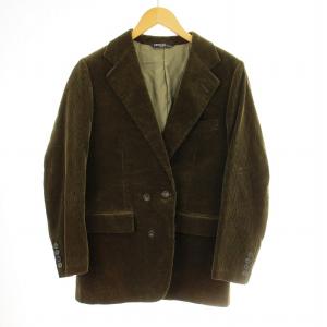  テーラードジャケット シングル コーデュロイ 厚手 カーキ P822434 /MM