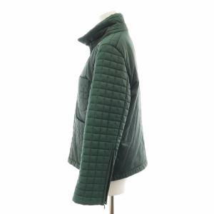 CHANEL チョコバー キルティングジャケット 40 グリーン 00A P15948
