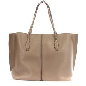 JOY  トートバッグ レザー 型押し グレージュ