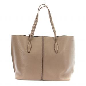 TOD'S JOY  トートバッグ レザー 型押し グレージュ