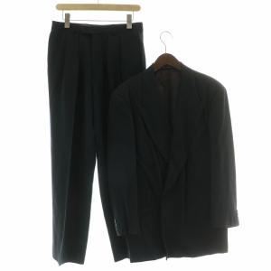 ダブルスーツ セットアップ テーラードジャケット アウター 総裏地 テーパードパンツ スラックス ジップフライ