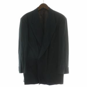 EMPORIO ARMANI ダブルスーツ セットアップ テーラードジャケット アウター 総裏地 テーパードパンツ スラックス ジップフライ