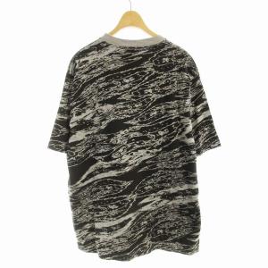 Back Channel Tシャツ カットソー 半袖 総柄 L 黒 ブラック /EE