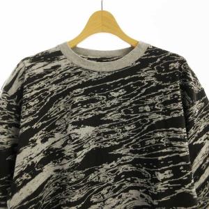 Back Channel Tシャツ カットソー 半袖 総柄 L 黒 ブラック /EE