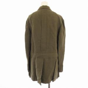 RALPH LAUREN テーラードジャケット リネン混 9 カーキ /EE