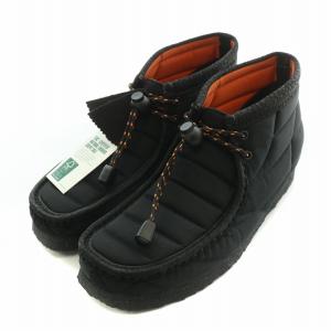Wallabee Boot Black Quilted ワラビーブーツ ブラックキルト ショートブーツ