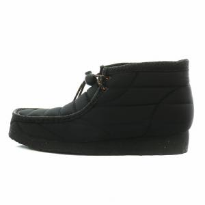 Clarks Wallabee Boot Black Quilted ワラビーブーツ ブラックキルト ショートブーツ