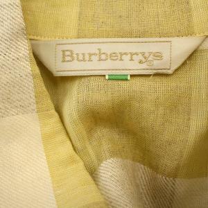 burberrys ビンテージ リネン シャツワンピース FM033-132 9AB イエロー