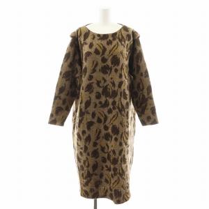 by ALL STYLE 70's 80's ヴィンテージ ニットワンピース ブラウン