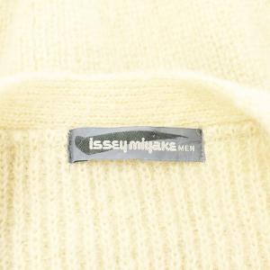 ISSEY MIYAKE MEN 筆タグ 80's ヴィンテージ カーディガン F アイボリー MM22325