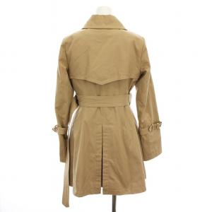 BURBERRY BLUE LABEL シングルトレンチコート 裏地チェック ライナー付き アウター 36 ベージュ E1A07-453-42